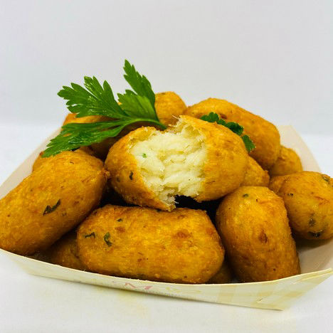 Mini Croquete de Bacalhau - Marielo Alimentos